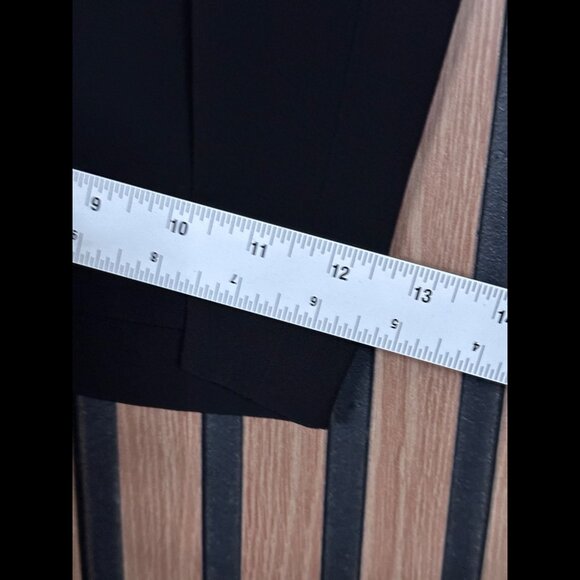 MM.Lafleur Pants 6 Womens White Wide Leg Fabric Stretch Ankle Culotte Flat Front - Picture 6 of 8